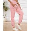 imageGihuo Womens Sherpa Lined Sweatpants Winter Casual Jogger Sweat Pants Warm Athletic Thermal Fleece Lining Lounge Pants02pink
