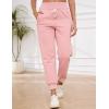 imageGihuo Womens Sherpa Lined Sweatpants Winter Casual Jogger Sweat Pants Warm Athletic Thermal Fleece Lining Lounge Pants02pink