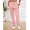 imageGihuo Womens Sherpa Lined Sweatpants Winter Casual Jogger Sweat Pants Warm Athletic Thermal Fleece Lining Lounge Pants02pink