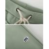 imageGihuo Womens Sherpa Lined Sweatpants Winter Casual Jogger Sweat Pants Warm Athletic Thermal Fleece Lining Lounge PantsGreen