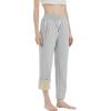 imageGihuo Womens Sherpa Lined Sweatpants Winter Warm Fleece Lined Sweatpants with Pockets Fleece Jogger Pants2 Light Grey