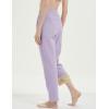 imageGihuo Womens Sherpa Lined Sweatpants Winter Warm Fleece Lined Sweatpants with Pockets Fleece Jogger Pants2 Lightpurple
