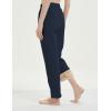 imageGihuo Womens Sherpa Lined Sweatpants Winter Warm Fleece Lined Sweatpants with Pockets Fleece Jogger Pants2 Navy