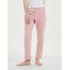 imageGihuo Womens Sherpa Lined Sweatpants Winter Warm Fleece Lined Sweatpants with Pockets Fleece Jogger Pants2 Pink