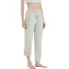 imageGihuo Womens Sherpa Lined Sweatpants Winter Warm Fleece Lined Sweatpants with Pockets Fleece Jogger Pants2 White
