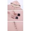 imageGihuo Womens Winter Coat Sherpa Lined Zip Hoodie Long Sweatshirt Warm Fleece Lining Heavyweight Hooded JacketPink