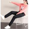 imageGihuo Womens Winter Fleece Pants Sherpa Lined Sweatpants Active Running Jogger Pants02 Black