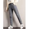 imageGihuo Womens Winter Fleece Pants Sherpa Lined Sweatpants Active Running Jogger Pants02 Dark Grey