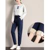 imageGihuo Womens Winter Fleece Pants Sherpa Lined Sweatpants Active Running Jogger Pants02 Navy