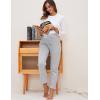 imageGihuo Womens Winter Fleece Pants Sherpa Lined Sweatpants Active Running Jogger PantsLight Grey