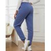 imageGihuo Womens Winter Warm Fleece Pants Sherpa Lined Sweatpants Jogger Track Pants Athletic Active Lounge PantsBlue