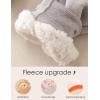 imageGihuo Womens Winter Warm Fleece Pants Sherpa Lined Sweatpants Jogger Track Pants Athletic Active Lounge PantsLight Grey