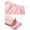 imageGihuo Womens Winter Warm Sherpa Lined Sweatpants Fleece PantsPink
