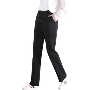 imageGihuo Womens Casual Active OpenBottom Sports Running SweatpantBlack