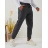 imageGihuo Men Sweatpants Sherpa Fleece Lined Sweatpants Winter Thermal Active Outdoor Sports Track Jogger Pants01 Darkgrey