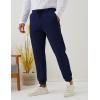 imageGihuo Men Sweatpants Sherpa Fleece Lined Sweatpants Winter Thermal Active Outdoor Sports Track Jogger Pants01 Navy