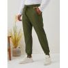 imageGihuo Men Sweatpants Sherpa Fleece Lined Sweatpants Winter Thermal Active Outdoor Sports Track Jogger Pants02 Army