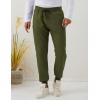 imageGihuo Men Sweatpants Sherpa Fleece Lined Sweatpants Winter Thermal Active Outdoor Sports Track Jogger Pants02 Army