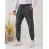 imageGihuo Men Sweatpants Sherpa Fleece Lined Sweatpants Winter Thermal Active Outdoor Sports Track Jogger Pants02 Dark Grey