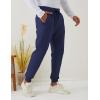 imageGihuo Men Sweatpants Sherpa Fleece Lined Sweatpants Winter Thermal Active Outdoor Sports Track Jogger Pants02 Navy