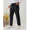 imageGihuo Men Sweatpants Sherpa Fleece Lined Sweatpants Winter Thermal Active Outdoor Sports Track Jogger Pants03 Black