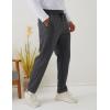 imageGihuo Men Sweatpants Sherpa Fleece Lined Sweatpants Winter Thermal Active Outdoor Sports Track Jogger Pants03 Dark Grey