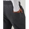 imageGihuo Men Sweatpants Sherpa Fleece Lined Sweatpants Winter Thermal Active Outdoor Sports Track Jogger Pants03 Dark Grey