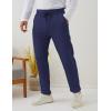 imageGihuo Men Sweatpants Sherpa Fleece Lined Sweatpants Winter Thermal Active Outdoor Sports Track Jogger Pants03 Navy