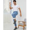 imageGihuo Mens Sherpa Lined Athletic Sweatpants Winter Warm Track Pants01 Blueribbed Cuffs