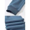 imageGihuo Mens Sherpa Lined Athletic Sweatpants Winter Warm Track Pants01 Blueribbed Cuffs