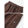 imageGihuo Mens Sherpa Lined Athletic Sweatpants Winter Warm Track Pants01 Brownribbed Cuffs