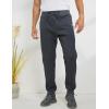 imageGihuo Mens Sherpa Lined Athletic Sweatpants Winter Warm Track Pants01 Dark Greyribbed Cuffs