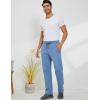 imageGihuo Mens Sherpa Lined Athletic Sweatpants Winter Warm Track Pants02 Bluestraight Cuffs