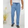 imageGihuo Mens Sherpa Lined Athletic Sweatpants Winter Warm Track Pants02 Bluestraight Cuffs