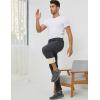 imageGihuo Mens Sherpa Lined Athletic Sweatpants Winter Warm Track Pants02 Dark Greystraight Cuffs
