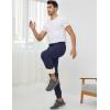 imageGihuo Mens Winter Fleece Pants Sherpa Lined Sweatpants Active Running Jogger Pants1 Royalblue Ribbed Cuff