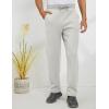 imageGihuo Mens Winter Fleece Pants Sherpa Lined Sweatpants Active Running Jogger Pants2 White Straight Cuff