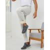 imageGihuo Mens Winter Fleece Pants Sherpa Lined Sweatpants Active Running Jogger Pants2 White Straight Cuff