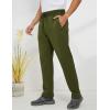 imageGihuo Mens Winter Warm Fleece Pants Sherpa Fleece Lined Jogger Pants Sweatpants01 Armystraight Cuffs