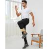 imageGihuo Mens Winter Warm Fleece Pants Sherpa Fleece Lined Jogger Pants Sweatpants01 Blackstraight Cuffs