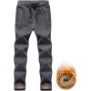 imageGihuo Mens Winter Warm Fleece Pants Sherpa Fleece Lined Jogger Pants Sweatpants01 Greystraight Cuffs