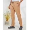 imageGihuo Mens Winter Warm Fleece Pants Sherpa Fleece Lined Jogger Pants Sweatpants01 Khakistraight Cuffs