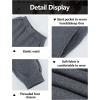 imageGihuo Unisex Boys Girls Winter Warm Sherpa Lined Sweatpants JoggerDarkgrey