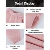 imageGihuo Unisex Boys Girls Winter Warm Sherpa Lined Sweatpants JoggerPink