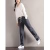 imageGihuo Womens Winter Warm Sherpa Lined Sweatpants Fleece Pants Dark Grey XSmall