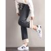 imageGihuo Womens Winter Warm Sherpa Lined Sweatpants Fleece Pants Dark Grey XSmall