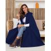 imageGihuo Cape Poncho Womens Hooded Maxi Cloak Coat Winter Warm Long Cloak Cosplay Costumes OuterwearNavy