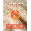 imageGihuo Winter Jackets for Women Sherpa Lined Jacket Women Duffle Toggle Coat Hooded Fleece JacketLightgrey