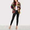 imageGihuo Womens Multicolor Faux Fur Coat Winter Warm Gradient Color Outwear Jacket Fall Shaggy Furry Open Front CardiganMulticolor