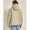 imageGihuo Womens Puffer Jacket Full Zip Quilted Hooded Bubble Coats Padded Jacket Long Sleeve Winter Warm Coat PocketKhaki